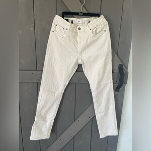 Zara Off-White Trousers